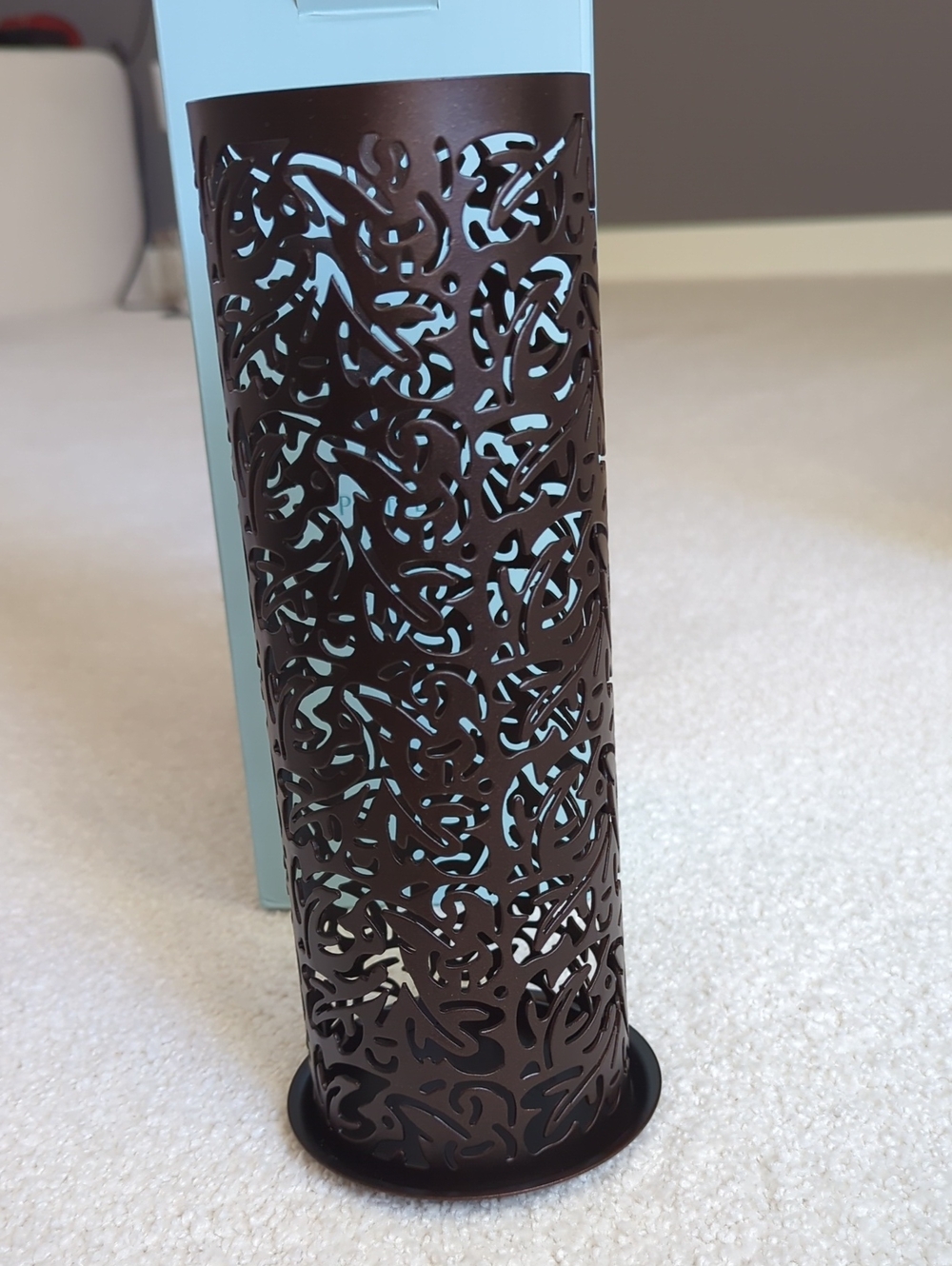 PartyLite Thai Inspiration Tall Pillar Sleeve - Bronze - Picture 1 of 12